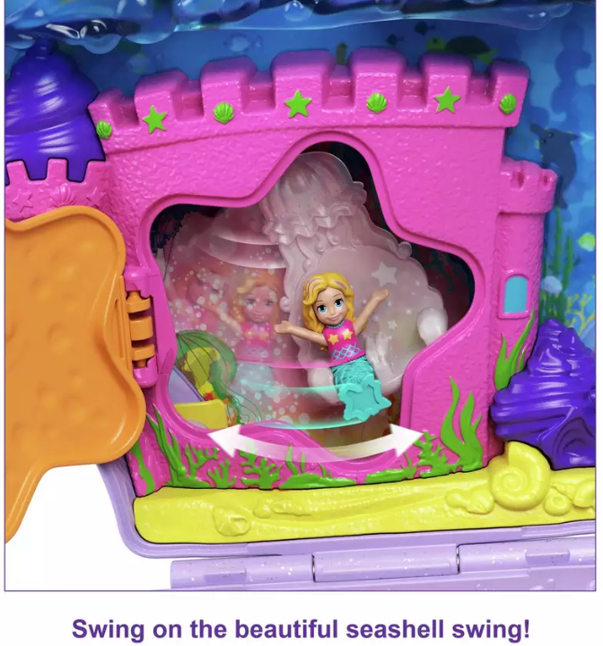 Polly Pocket Tiny Power Seashell Purse Playset