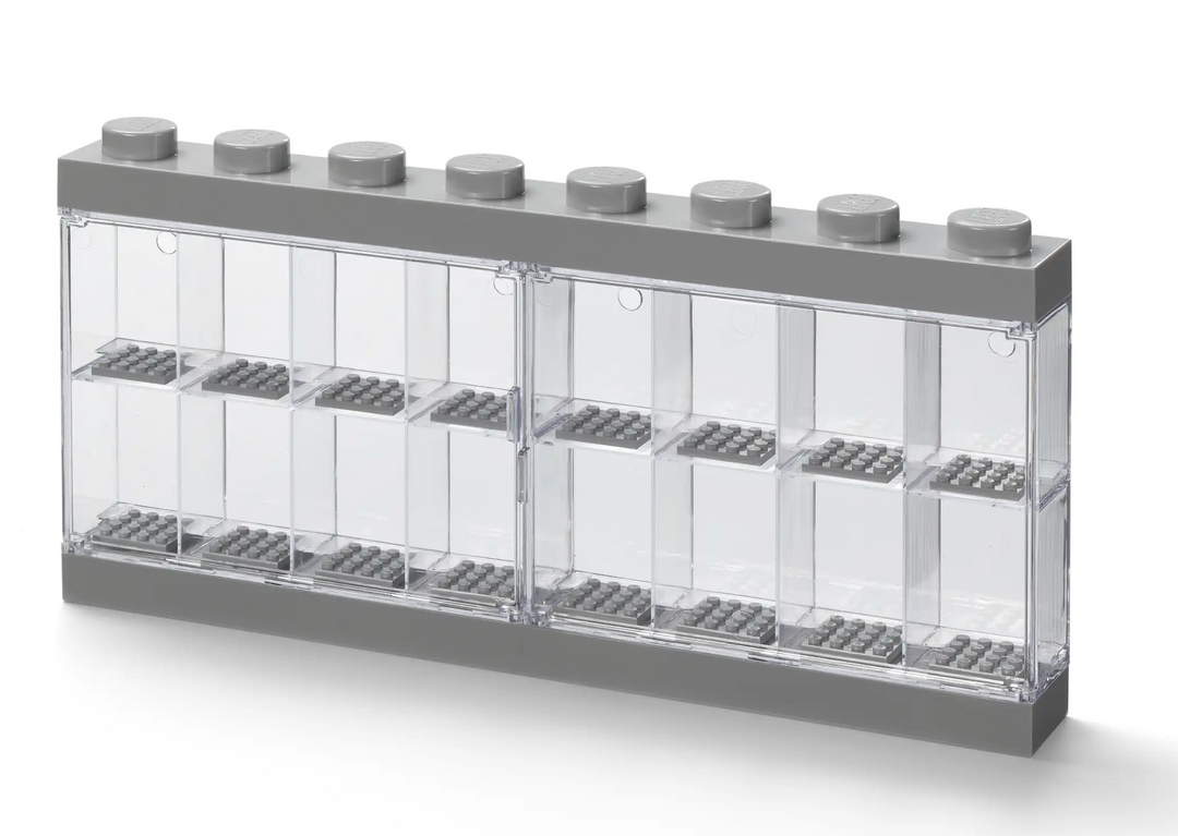 LEGO 16 Minifigure Display Case (Grey)