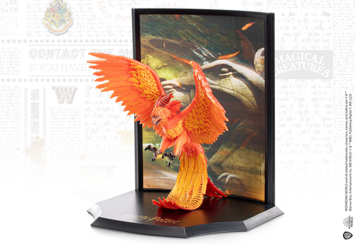 Wizarding World Toyllectible Treasure Statue Fawkes to the Rescue