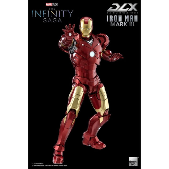 Threezero Marvel Avengers Infinity Saga DLX Iron Man Mark 3 Figure, Infinity Collectables