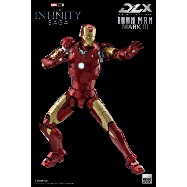Threezero Marvel Avengers Infinity Saga DLX Iron Man Mark 3 Figure, Infinity Collectables