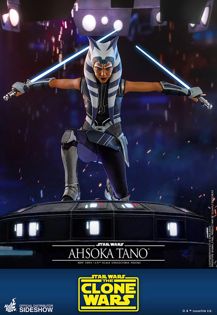 Hot Toys Star Wars The Clone Wars 1/6 Scale Action Figure Ahsoka Tano