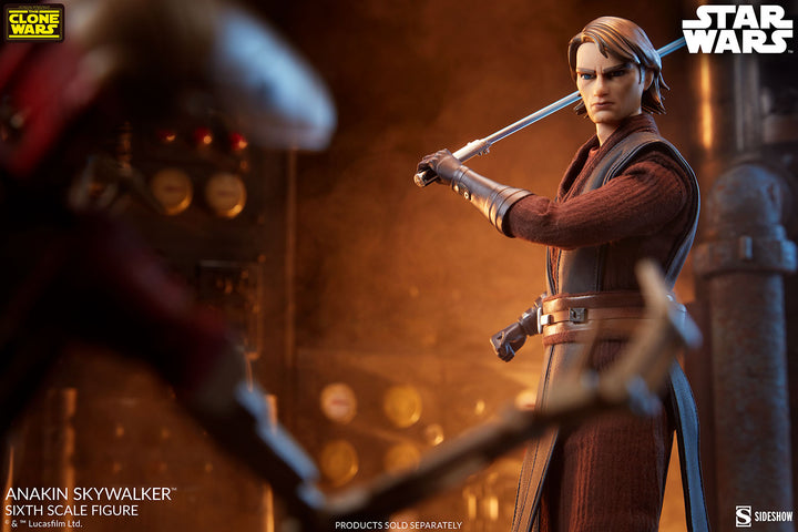 Sideshow Star Wars The Clone Wars Action Figure 1/6 Scale Anakin Skywalker