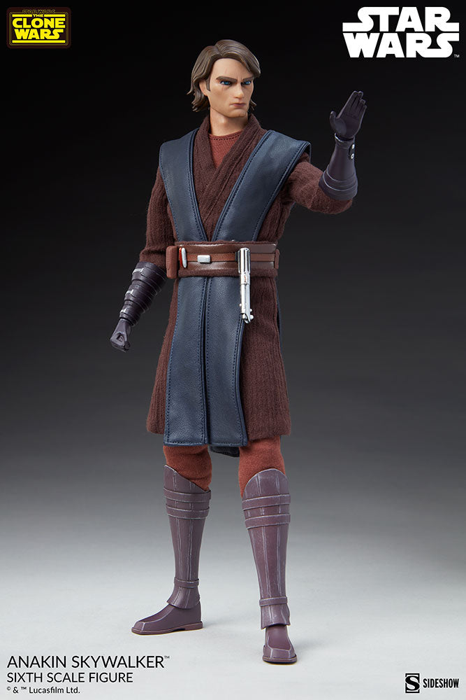 Sideshow Star Wars The Clone Wars Action Figure 1/6 Scale Anakin Skywalker