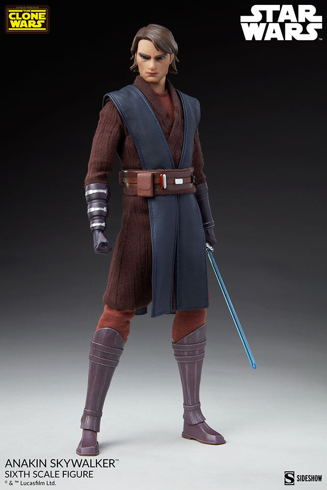 Sideshow Star Wars The Clone Wars Action Figure 1/6 Scale Anakin Skywalker