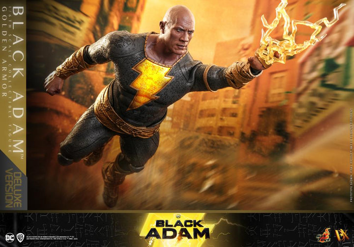 Hot Toys 1/6th Scale Black Adam (Gold Armour) Deluxe Version