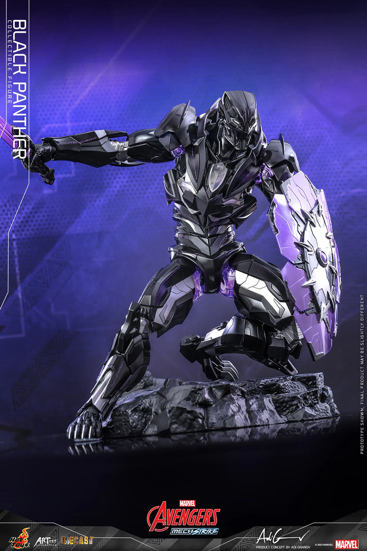 Hot Toys Avengers Mech Strike 1/6th Scale Black Panther Figure