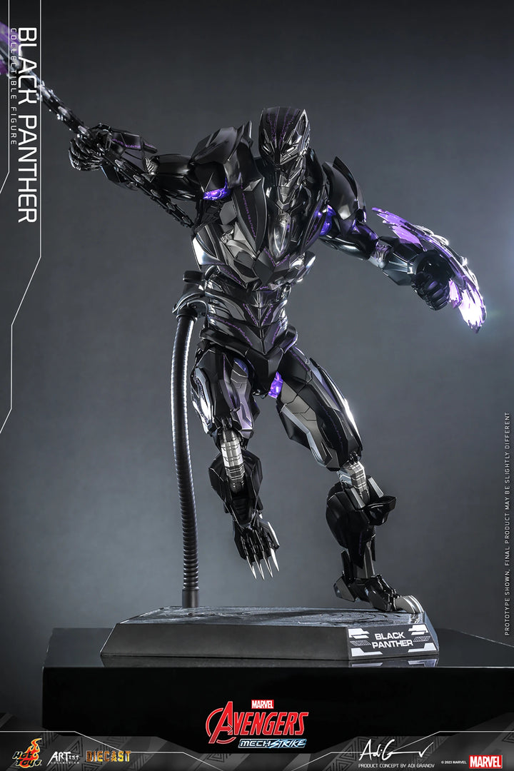 Hot Toys Avengers Mech Strike 1/6th Scale Black Panther Figure