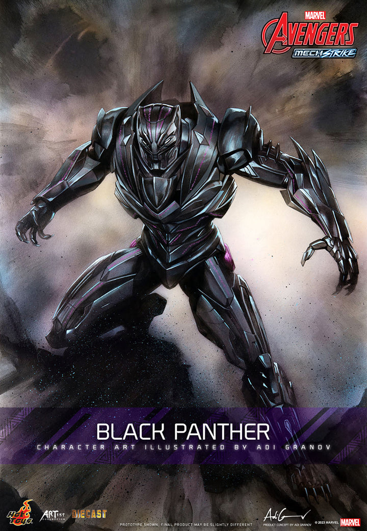 Hot Toys Avengers Mech Strike 1/6th Scale Black Panther Figure
