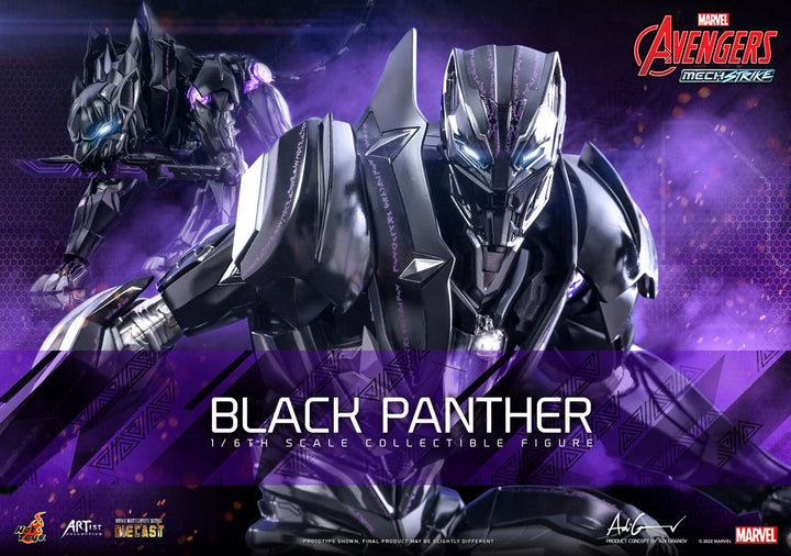 Hot Toys Avengers Mech Strike 1/6th Scale Black Panther Figure