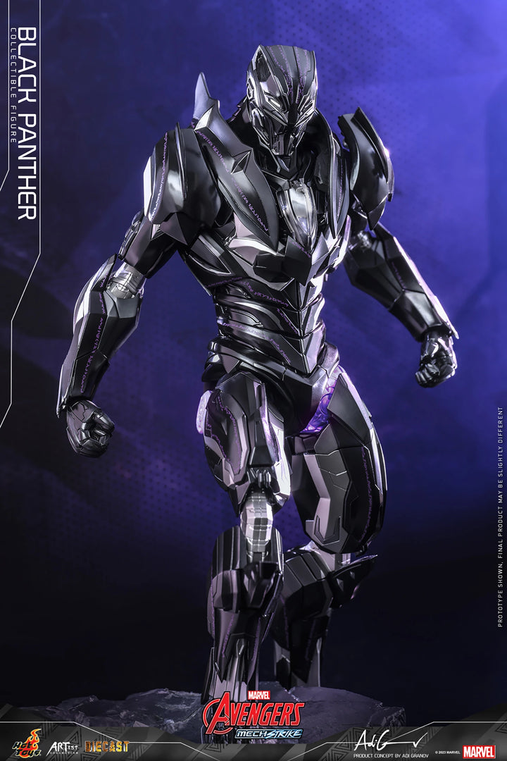 Hot Toys Avengers Mech Strike 1/6th Scale Black Panther Figure