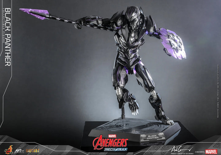 Hot Toys Avengers Mech Strike 1/6th Scale Black Panther Figure