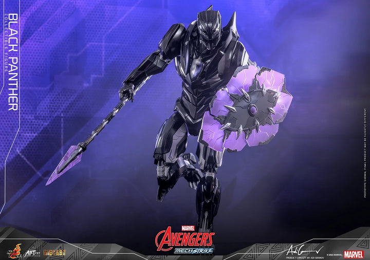 Hot Toys Avengers Mech Strike 1/6th Scale Black Panther Figure