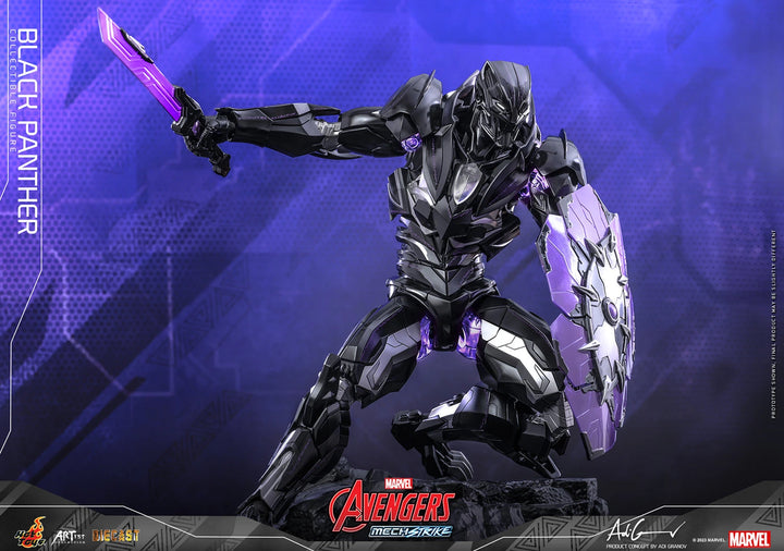 Hot Toys Avengers Mech Strike 1/6th Scale Black Panther Figure