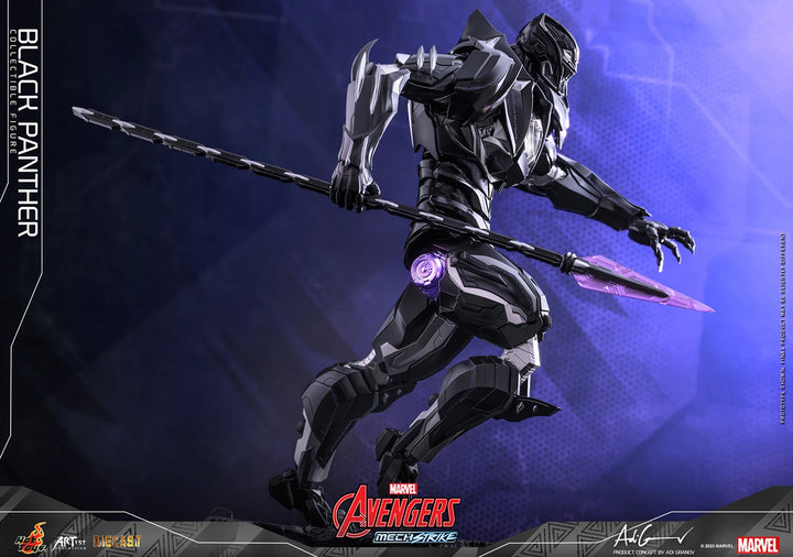 Hot Toys Avengers Mech Strike 1/6th Scale Black Panther Figure