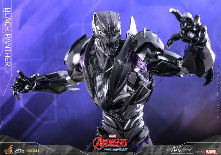 Hot Toys Avengers Mech Strike 1/6th Scale Black Panther Figure