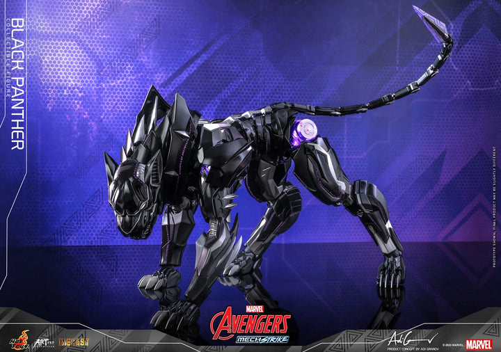 Hot Toys Avengers Mech Strike 1/6th Scale Black Panther Figure