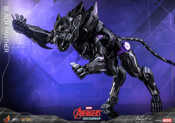 Hot Toys Avengers Mech Strike 1/6th Scale Black Panther Figure