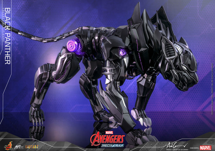 Hot Toys Avengers Mech Strike 1/6th Scale Black Panther Figure
