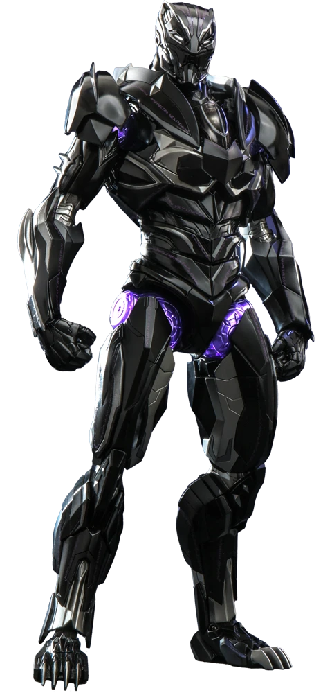 Hot Toys Avengers Mech Strike 1/6th Scale Black Panther Figure