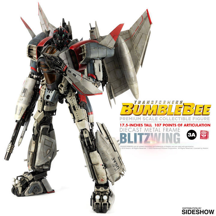 ThreeZero Transformers Blitzwing Premium Scale Action Figure, Infinity Collectables