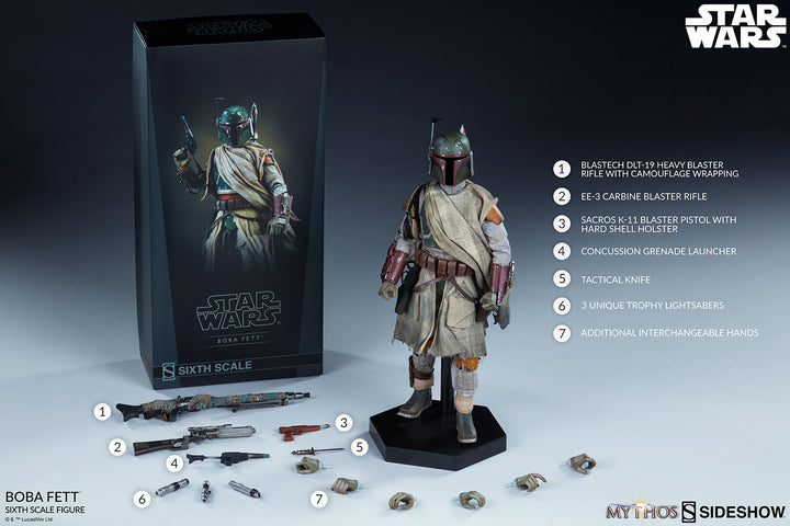 Sideshow Star Wars 1/6 Scale Action Figure Boba Fett