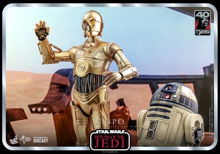 Hot Toys Star Wars Return of the Jedi 40th Anniversary 1/6th Scale C-3PO Figure