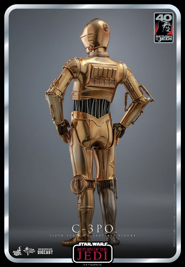 Hot Toys Star Wars Return of the Jedi 40th Anniversary 1/6th Scale C-3PO Figure