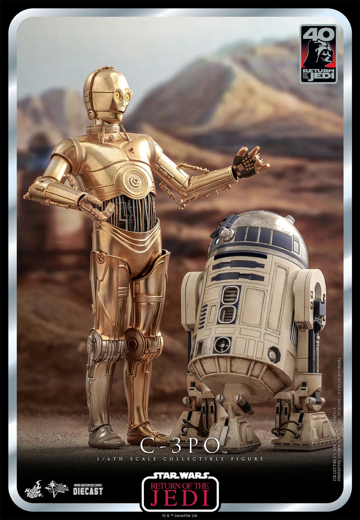 Hot Toys Star Wars Return of the Jedi 40th Anniversary 1/6th Scale C-3PO Figure