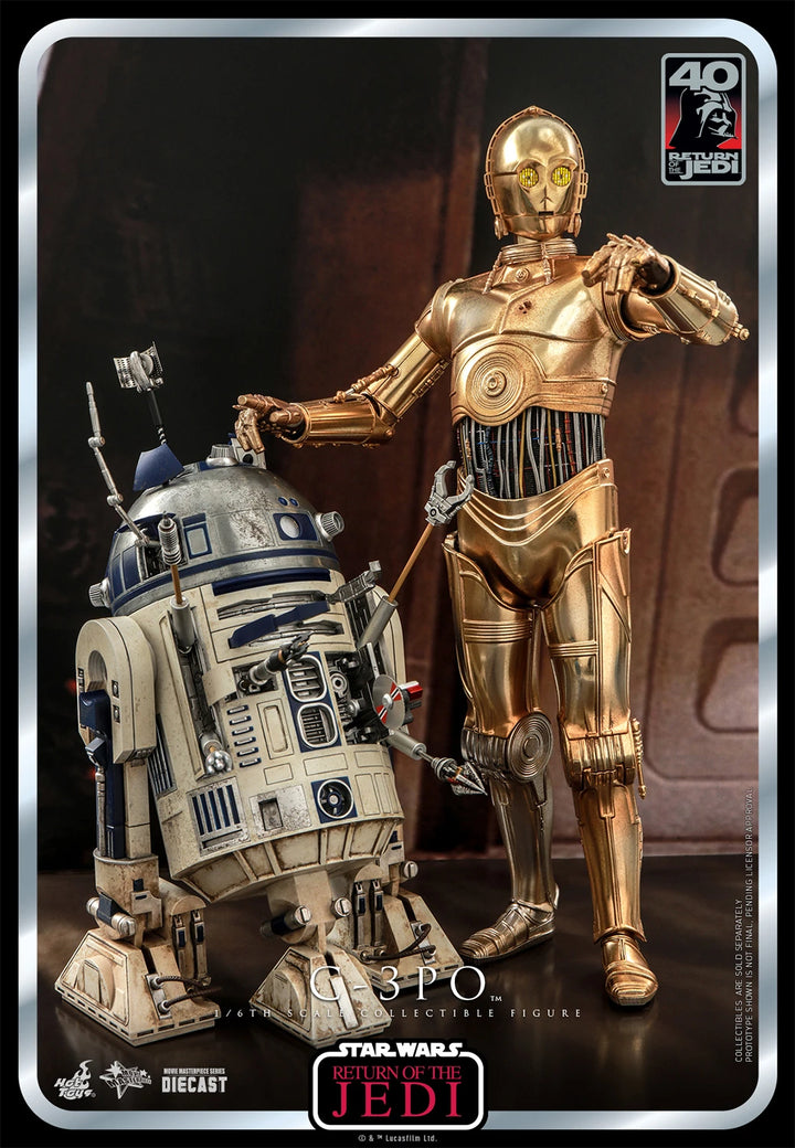 Hot Toys Star Wars Return of the Jedi 40th Anniversary 1/6th Scale C-3PO Figure