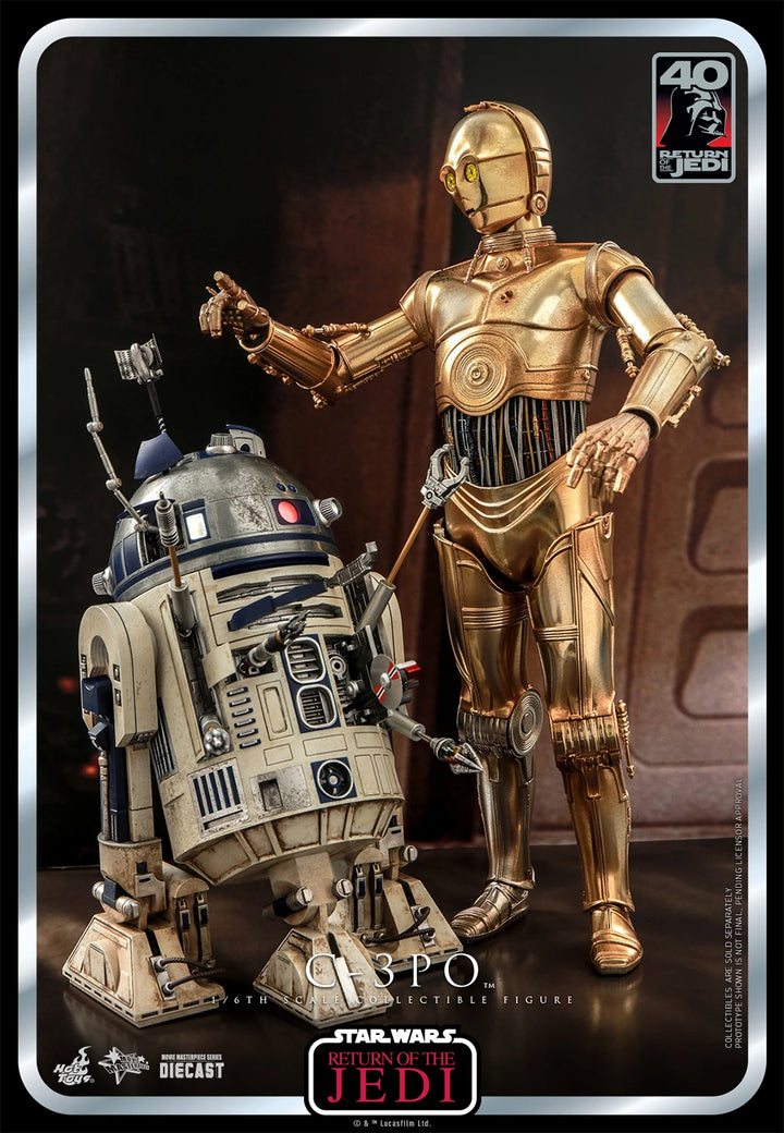 Hot Toys Star Wars Return of the Jedi 40th Anniversary 1/6th Scale C-3PO Figure