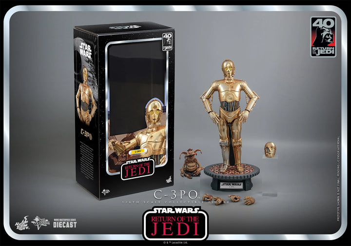 Hot Toys Star Wars Return of the Jedi 40th Anniversary 1/6th Scale C-3PO Figure