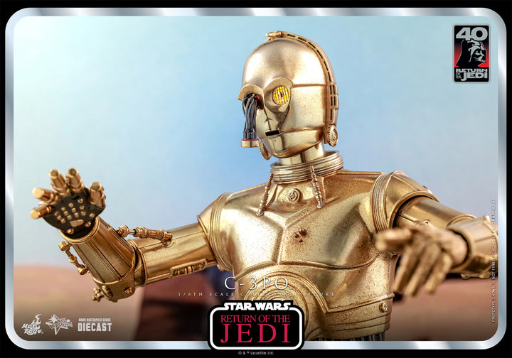 Hot Toys Star Wars Return of the Jedi 40th Anniversary 1/6th Scale C-3PO Figure