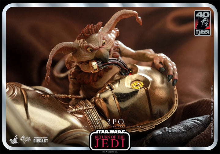 Hot Toys Star Wars Return of the Jedi 40th Anniversary 1/6th Scale C-3PO Figure