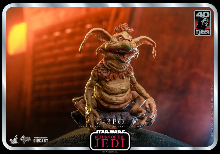 Hot Toys Star Wars Return of the Jedi 40th Anniversary 1/6th Scale C-3PO Figure