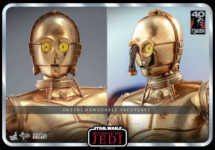 Hot Toys Star Wars Return of the Jedi 40th Anniversary 1/6th Scale C-3PO Figure