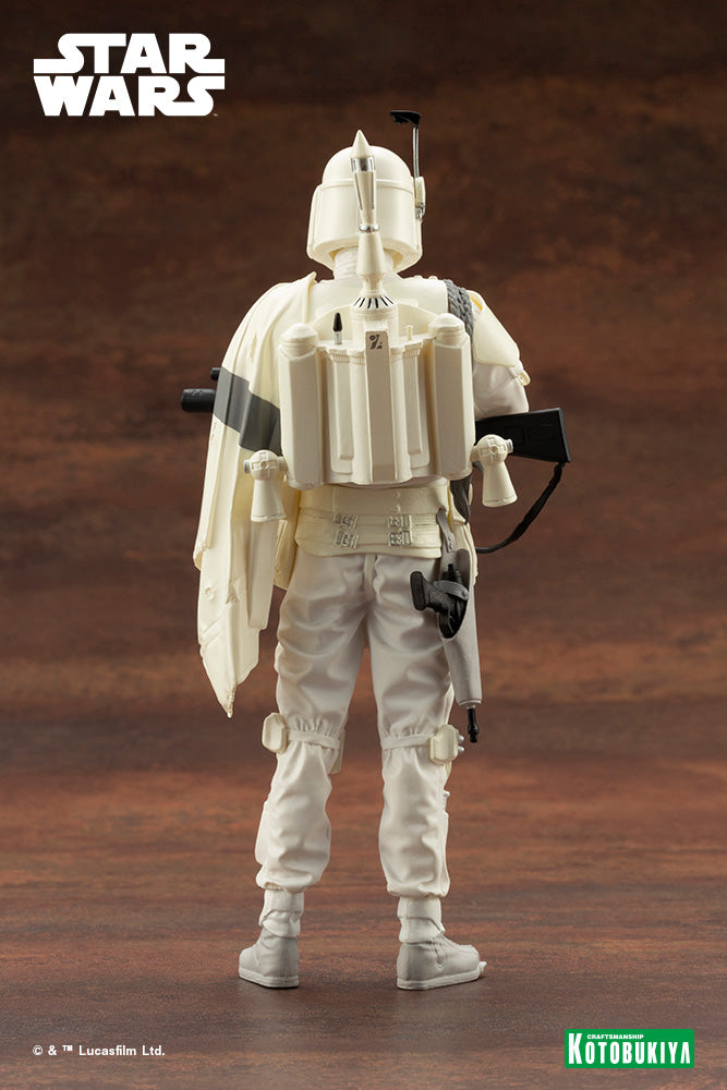 Star Wars ARTFX+ PVC 1/10 Scale Limited Edition Statue Boba Fett White Armor Version, Infinity Collectables , Uncategorized