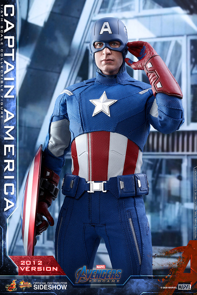 Hot Toys Marvel Avengers Endgame Masterpiece 1/6 Scale Captain America, Infinity Collectables , Uncategorized