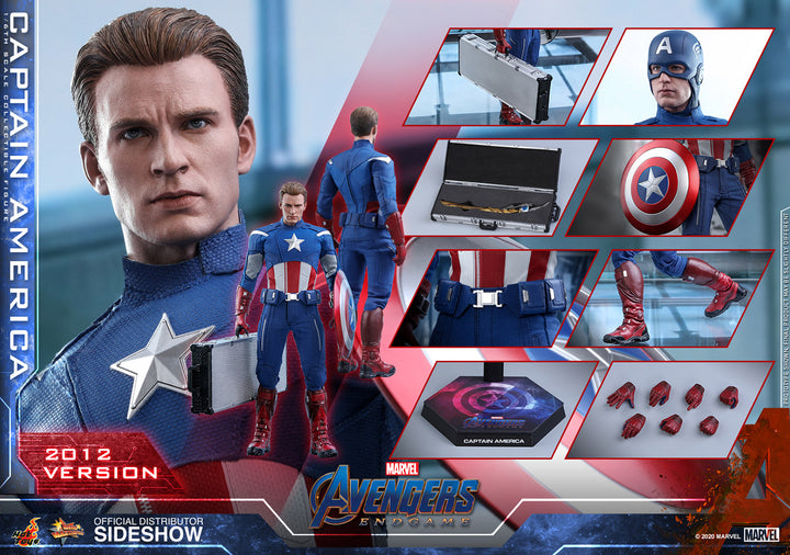 Hot Toys Marvel Avengers Endgame Masterpiece 1/6 Scale Captain America, Infinity Collectables , Uncategorized