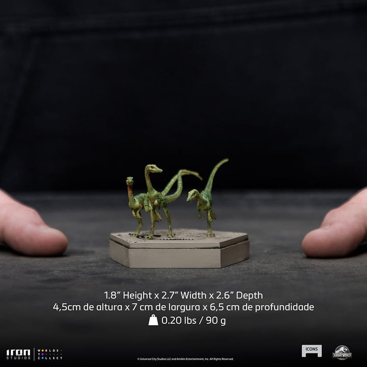 Iron Studios Jurassic World Icons Statue - Compsognathus