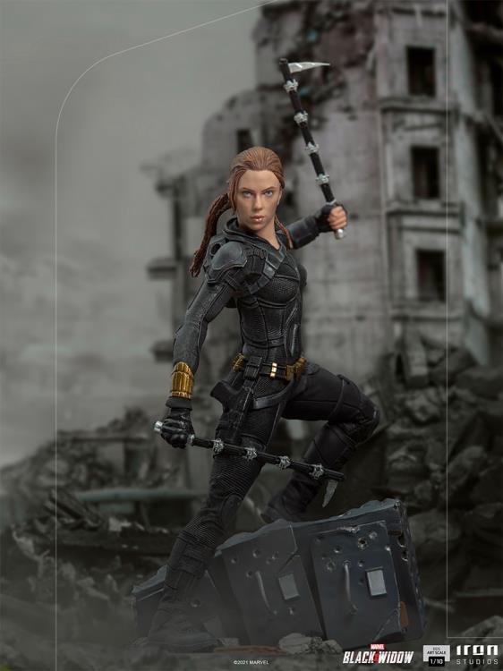 Iron Studios Black Widow Battle 1/10 Art Scale Limited Edition Natasha Romanoff Statue