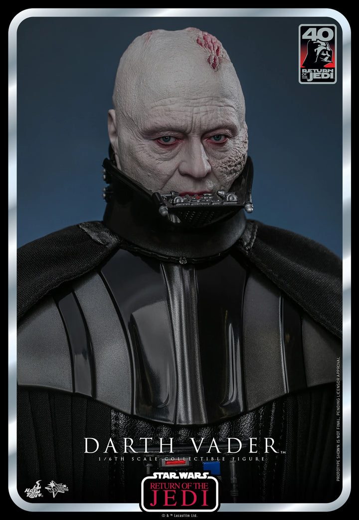 Hot Toys Star Wars Return of the Jedi 40th Anniversary 1/6th Scale Darth Vader Figure
