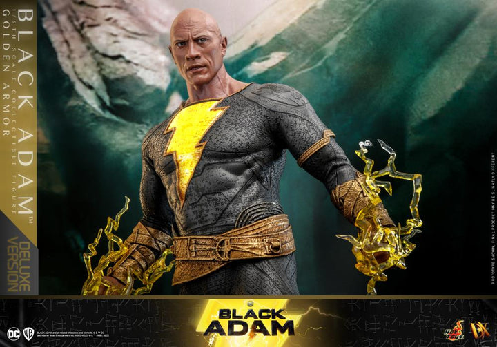 Hot Toys 1/6th Scale Black Adam (Gold Armour) Deluxe Version
