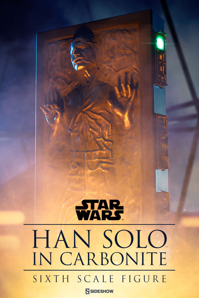 Sideshow Collectibles Star Wars The Empire Strikes Back Han Solo In Carbonite 1/6 Scale Figure, Infinity Collectables , Uncategorized