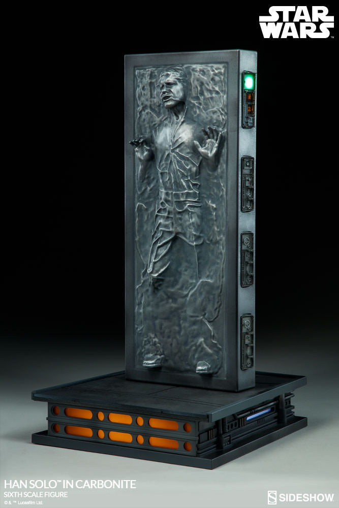 Sideshow Collectibles Star Wars The Empire Strikes Back Han Solo In Carbonite 1/6 Scale Figure, Infinity Collectables , Uncategorized
