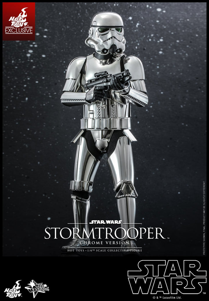 Hot Toys 1:6 Scale Star Wars Stormtrooper - Chrome Edition *Exclusive