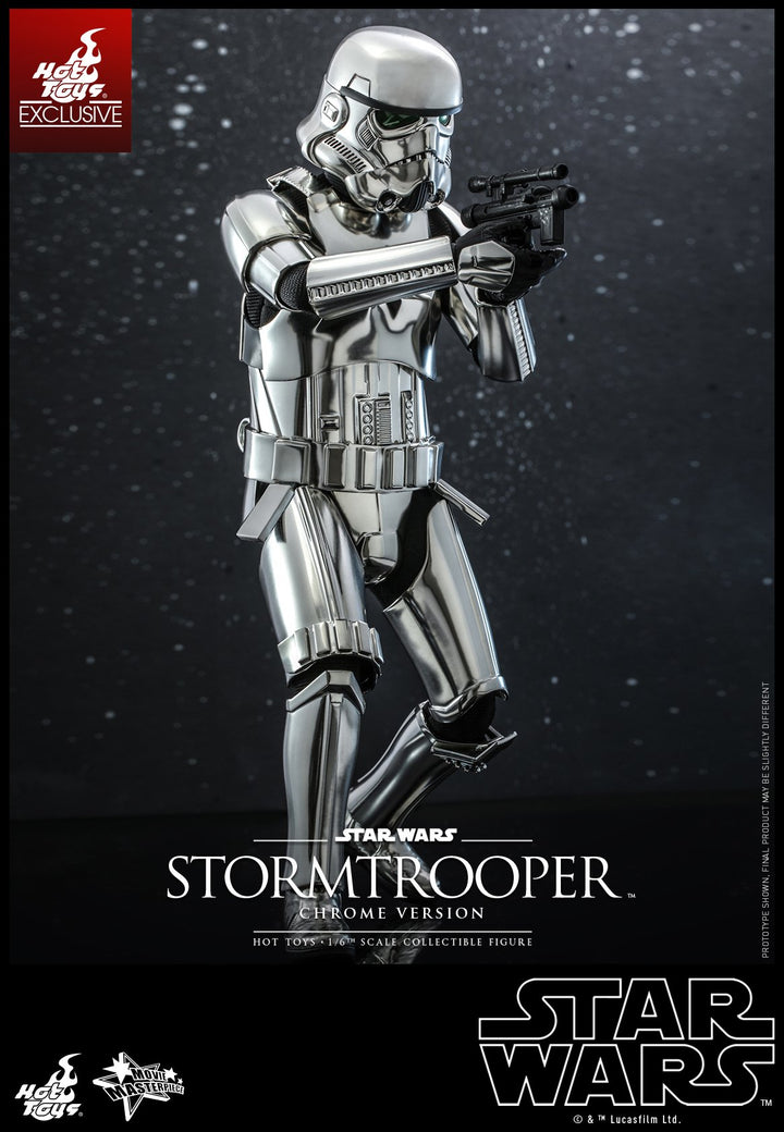 Hot Toys 1:6 Scale Star Wars Stormtrooper - Chrome Edition *Exclusive