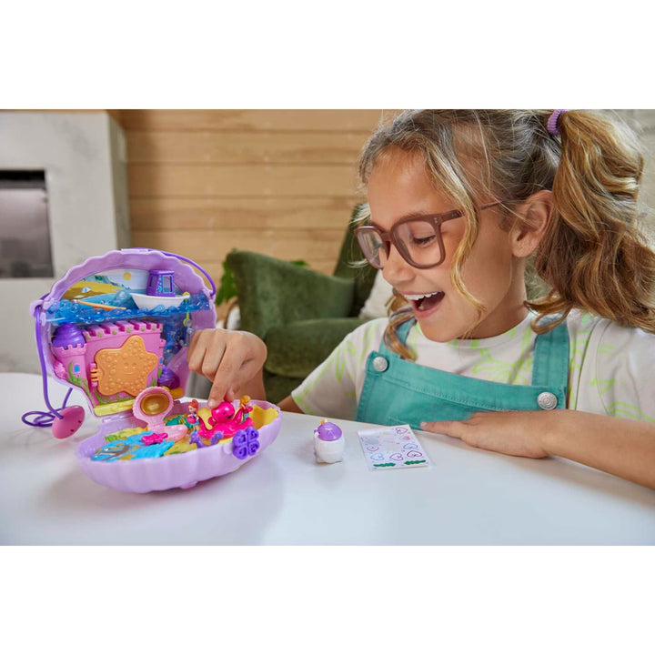 Polly Pocket Tiny Power Seashell Purse Playset