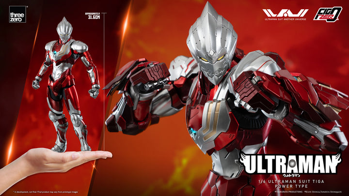 Ultraman Suit Another Universe FigZero Ultraman Suit Tiga Power Type 1/6 Scale Action Figure