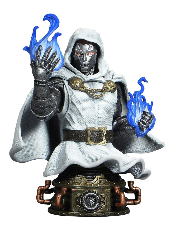 Marvel Comics Previews 40th Anniversary Exclusive White Armor Dr Doom Bust, Infinity Collectables , Uncategorized